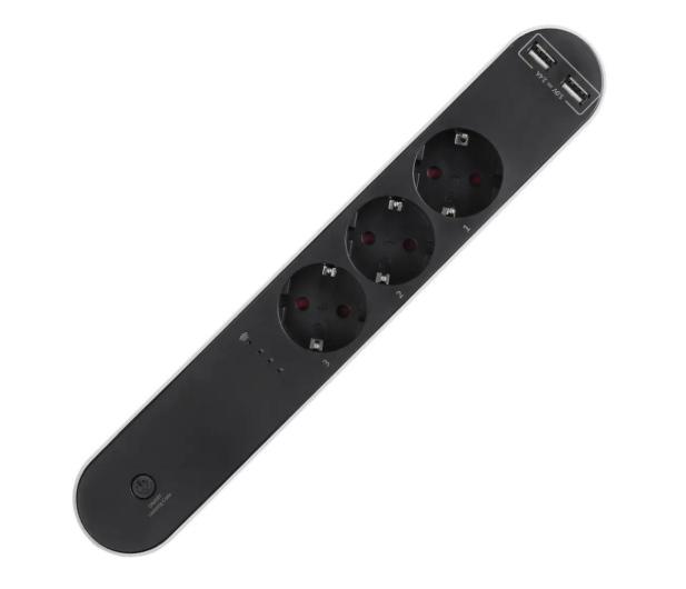 Spacetronik Listwa zasilająca Wi-Fi Smart Life Tuya  3 gniazda 1.5m - 1190690 - zdjęcie 2